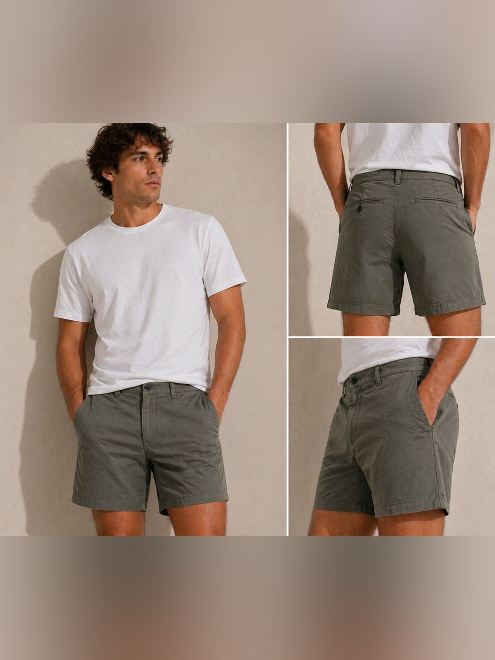 Ted Baker London Khaki Shorts Mens Size 38R New With Tags